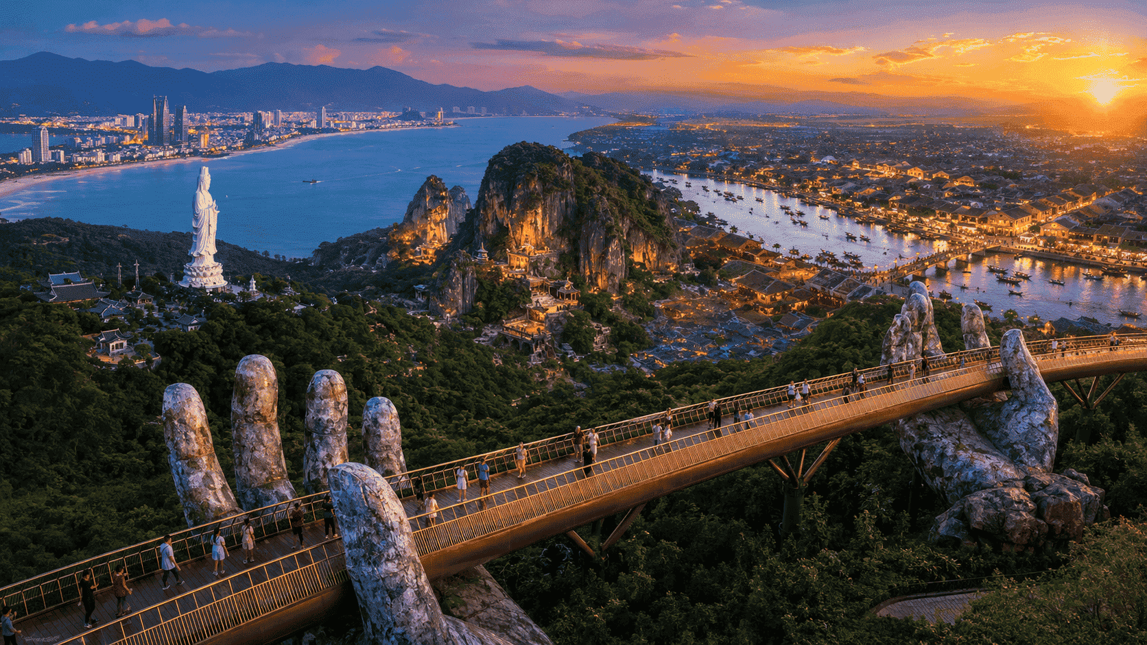 [3N2D1] Tour Đà Nẵng – Sơn Trà – Ngũ Hành Sơn – Hội An – Bà Nà Hills 3 ngày 2 đêm