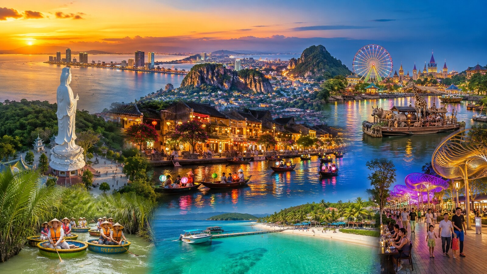 [5N4D1] Tour Đà Nẵng – Sơn Trà – Ngũ Hành Sơn – Hội An – VinWonders Nam Hội An – Rừng Dừa – Cù Lao Chàm 5 ngày 4 đêm